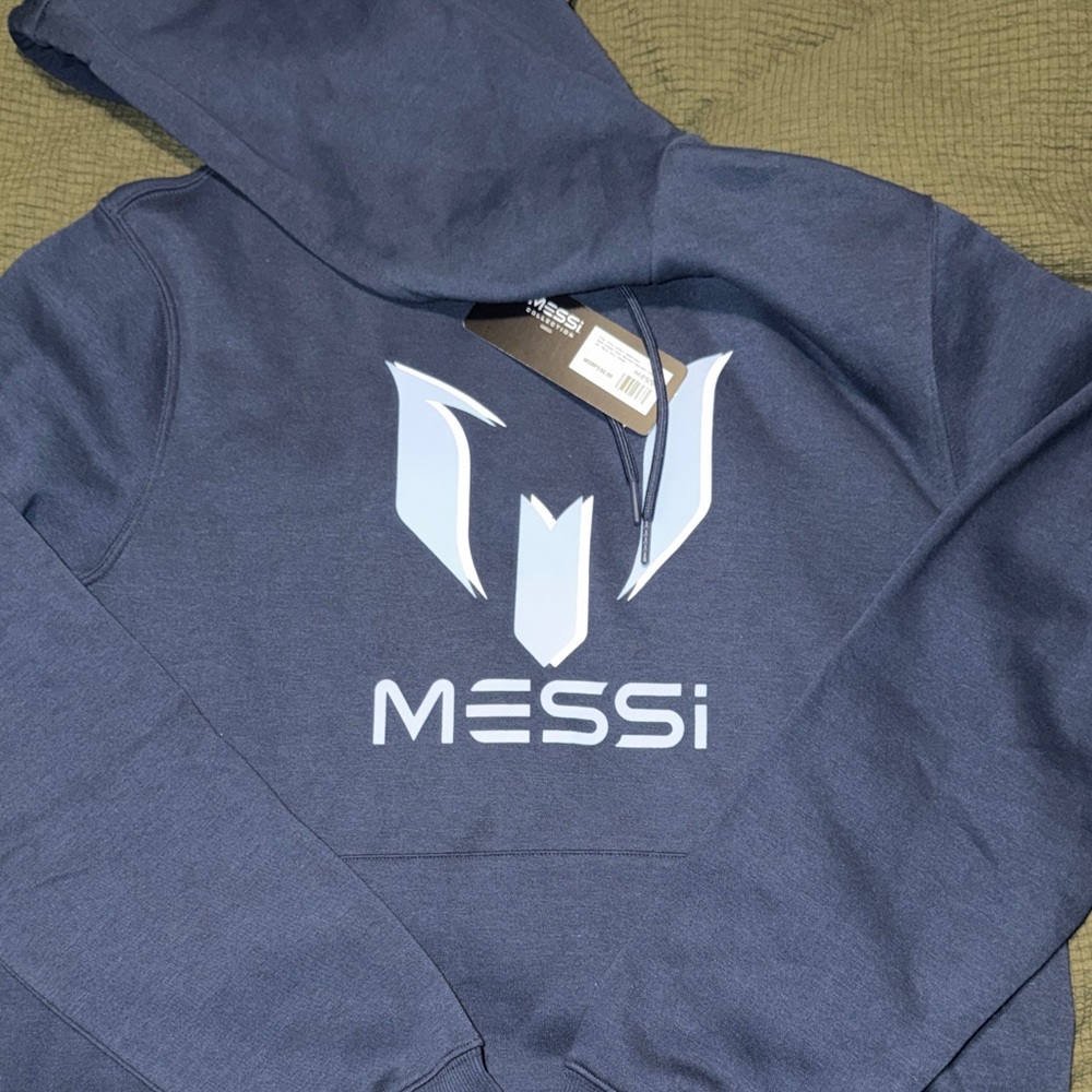 Messi Navy Blue Men's Hoodie
